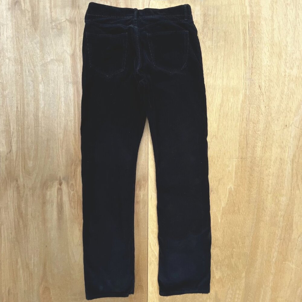 BANANA REPUBLIC PIMA COTTON CORDUROY STRAIGHT JEANS MEN’S sz 34W 34L Black - Picture 4 of 12